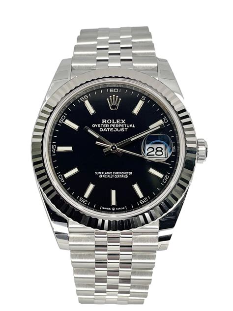 rolex datejust 41 nero jubilee|rolex datejust 41 reference.